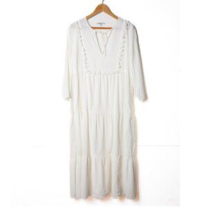 MADEWELL Tassel Cover-Up Caftan Dress